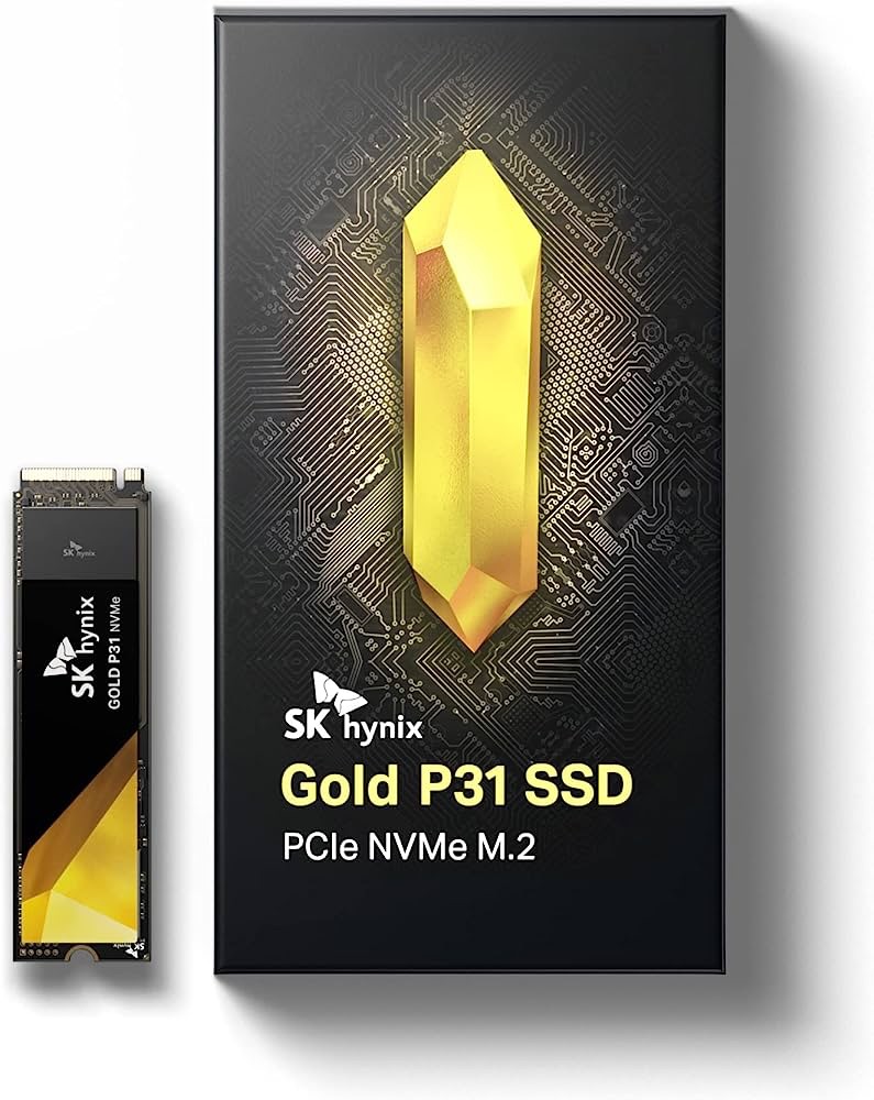 Amazon.com: SK hynix Gold P31 1TB PCIe NVMe Gen3 M.2 2280 Internal SSD, Up to 3500MB/S, Compact M.2 SSD Form Factor SSD, Internal Solid State Drive with 128-Layer NAND Flash : Electronics