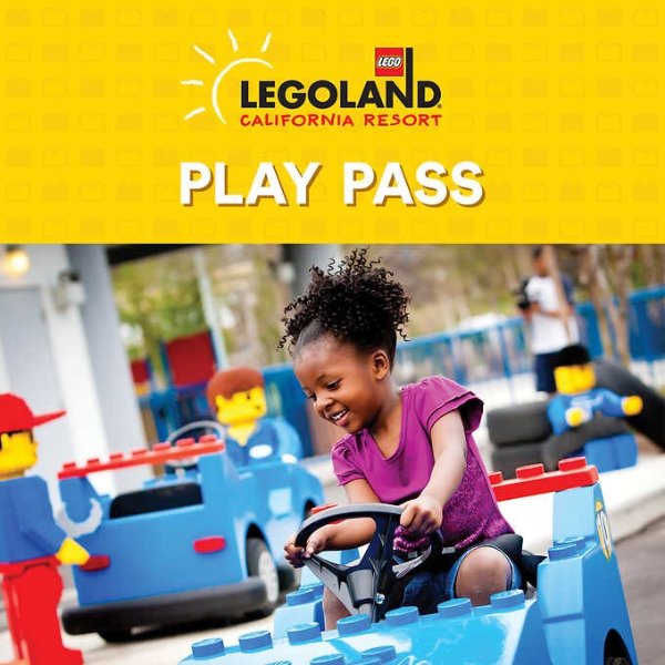 Legoland乐高 加州乐园三园通票年票