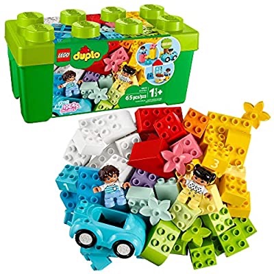 乐高得宝 Amazon.com: LEGO DUPLO Classic Brick Box 10913 First LEGO Set with Storage Box, Great Educational Toy for Toddlers 18 Months and up, New 2020 (65 Pieces): Toys & Games