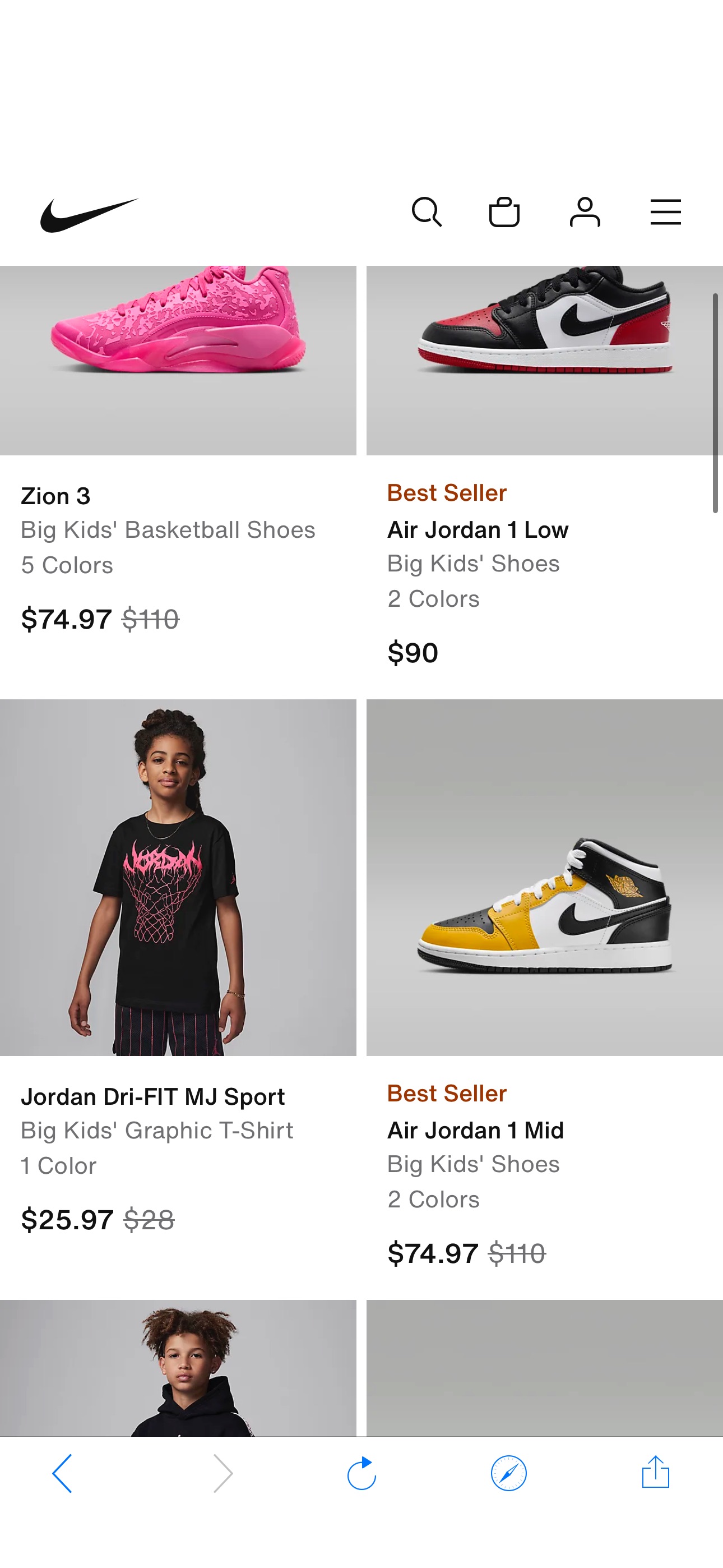 kids Jordan Promotion. Nike.com Extra 20% off Jordans 

Use code : FAMDAYS