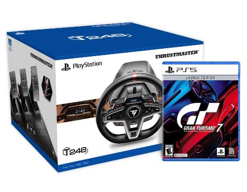 ThrustMaster T248 Wheel and Pedals Set + Gran Turismo 7 Launch Edition