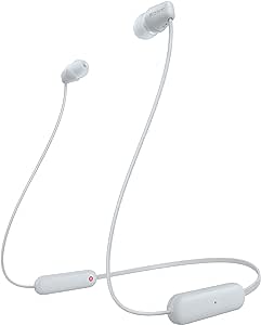 Amazon.com: Sony WI-C100 Wireless in-Ear Bluetooth Headphones with Built-in Microphone, White : Everything Else
