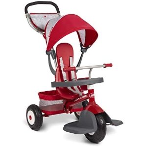 $138 Amazon.com: Radio Flyer Ultimate All-Terrain Stroll N Trike, Kids and Toddler Tricycle, Red, Ages 9 Months - 5 Years : Everything Else