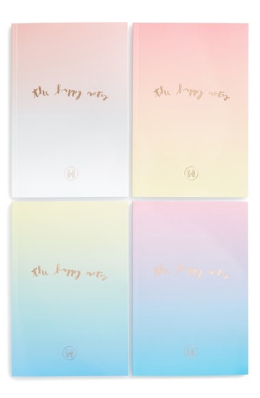 The Happiness Planner 4-Pack Gradient Notebooks  笔记本4本