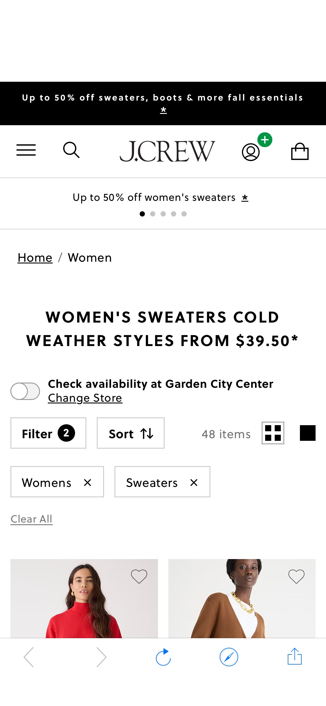 Women's Cold Weather Styles From $39.50* - Sweaters | J.Crew