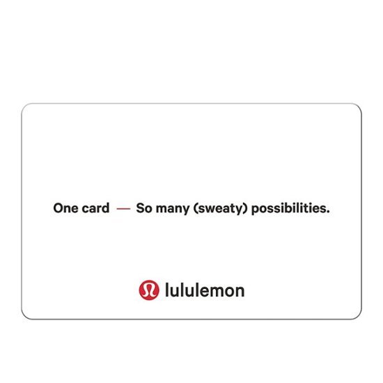 lululemon $100 Gift Card