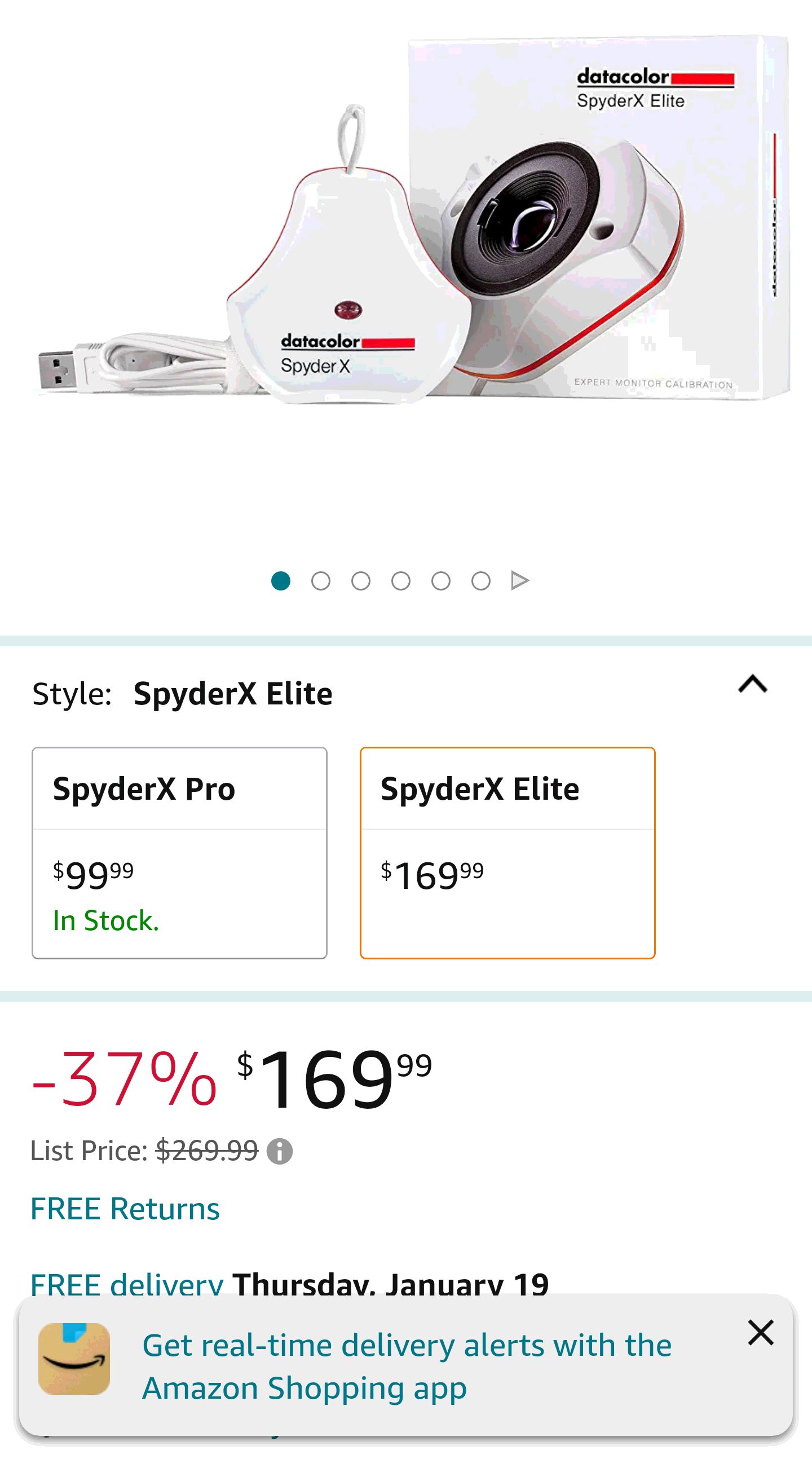 Amazon.com : Datacolor SpyderX elite