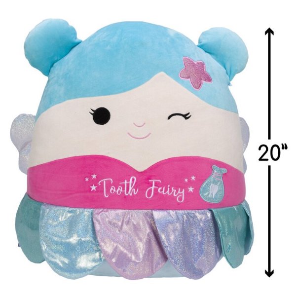 Squishmallows Official Kellytoy Plush 20 inch Toothfairy Plush