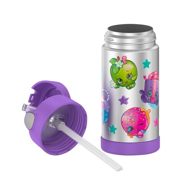 儿童保温杯Thermos Shopkins 12oz FUNtainer Water Bottle - Purple : Target