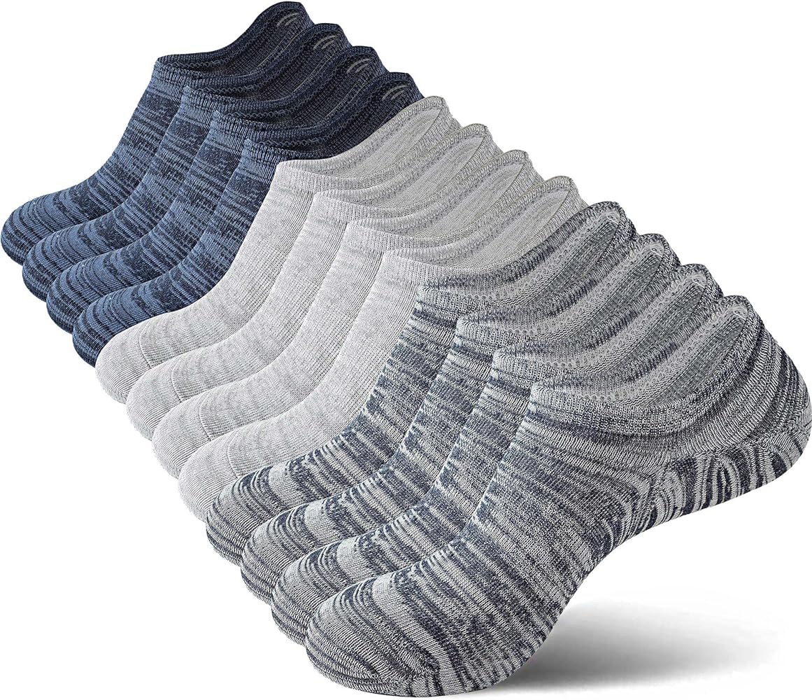 Amazon.com: HIGIXCH No Show Men Socks Low Cut Non Slip Cotton Invisible Sock 6 Pair (socks for men 11-13) : Clothing, Shoes & Jewelry