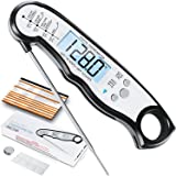 AMMZO Digital Meat Thermometer for Grilling, Instant Read Food Thermometer Waterproof with Backlight for Cooking, Deep Fry, BBQ, Grill, Smoker and Roast