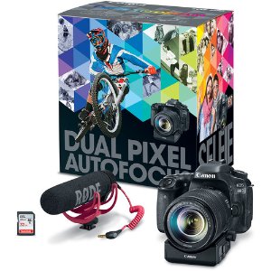 Canon EOS 80D + 18-135mm 镜头 + Rode VideoMic GO