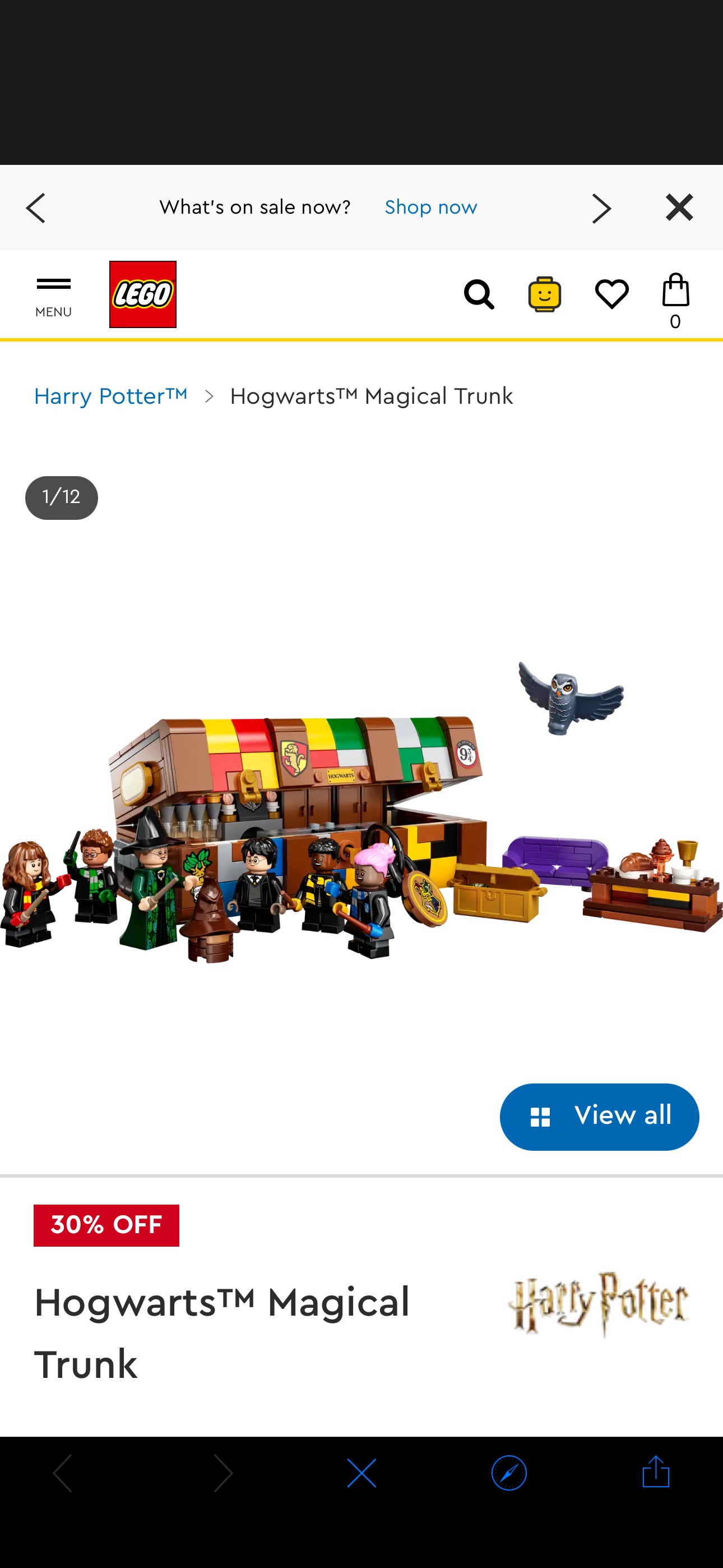 Lego sale区再上新，霍格沃茨魔法箱回归！