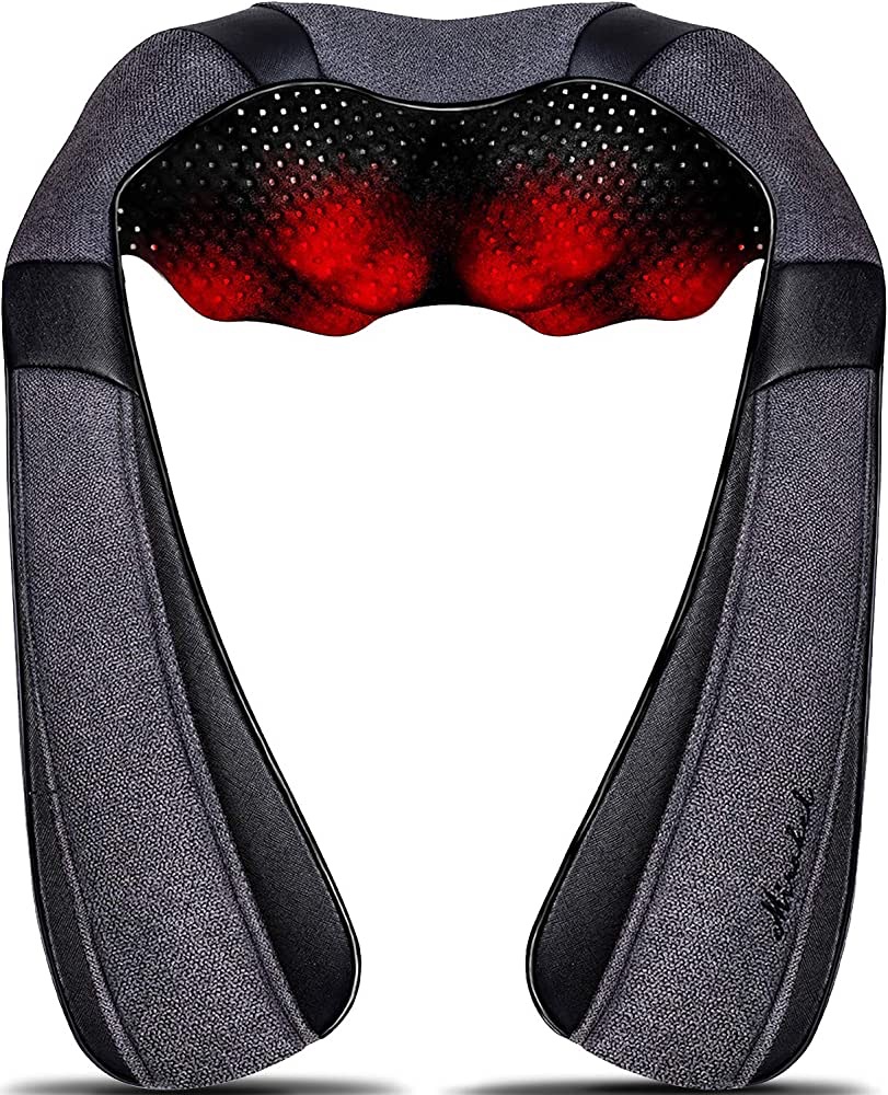 Amazon.com: Back Massager, Shiatsu Back Neck Massager with Heat, Electric Shoulder Massager, Kneading Massage Pillow for Neck, Back, Shoulder, Muscle Pain Relief, Get Well Soon Presents