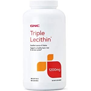 Triple Lecithin 1200mg | Supports a Healthy Heart, Liver and Nervous System | 180 Softgels
