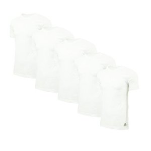 $14.99 Reebok 男士白T恤5件Men s Crew Tees 5-Pack – Proozy