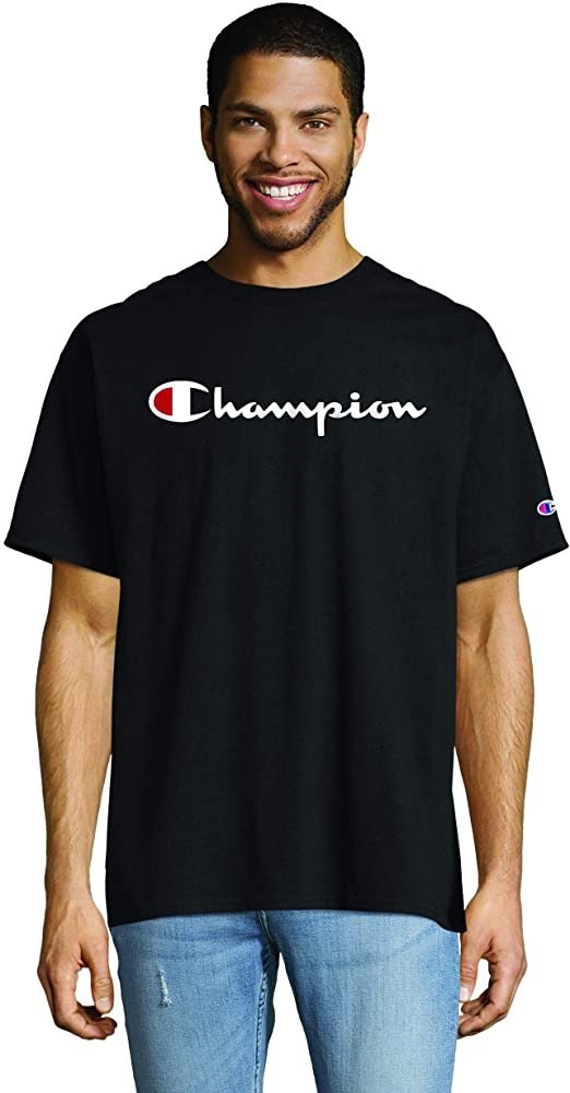 Champion 男士logo运动短袖