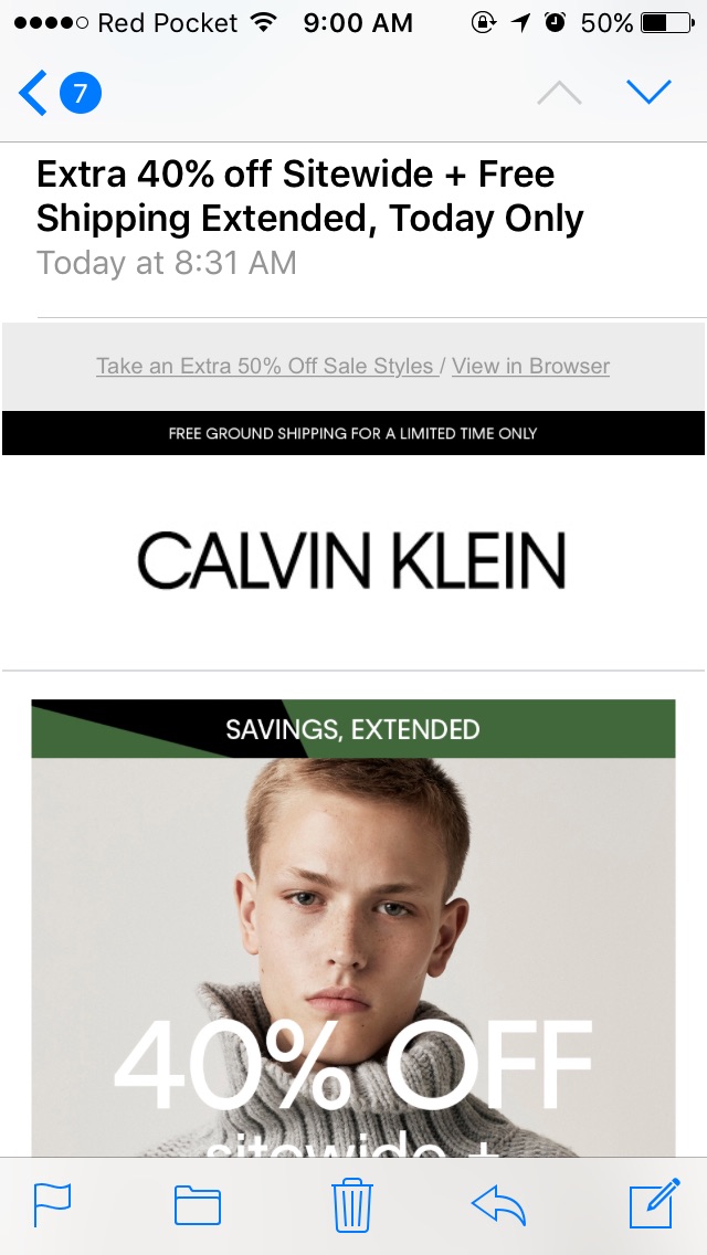 Calvin Klein 全网站