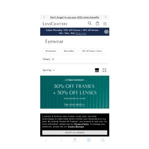 $0 Eyewear | LensCrafters®: Prescription Eyewear & Contact Lenses