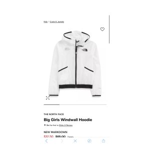 $32.5 The North Face Big Girls Windwall Hoodie & Reviews - Coats & Jackets - Kids - Macy s