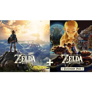 The Legend of Zelda Breath of the Wild and Expansion Pass Bundle - Digital Download