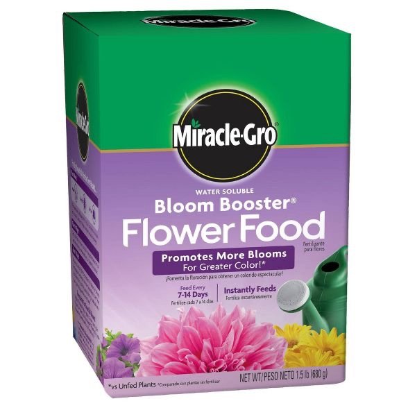 Miracle-Gro Water Soluble Bloom Booster Flower Food 1.5lb : Target
