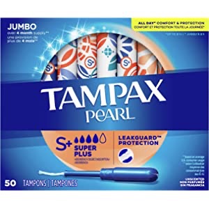 Amazon.com: Tampax 多量卫生棉条 50支一盒