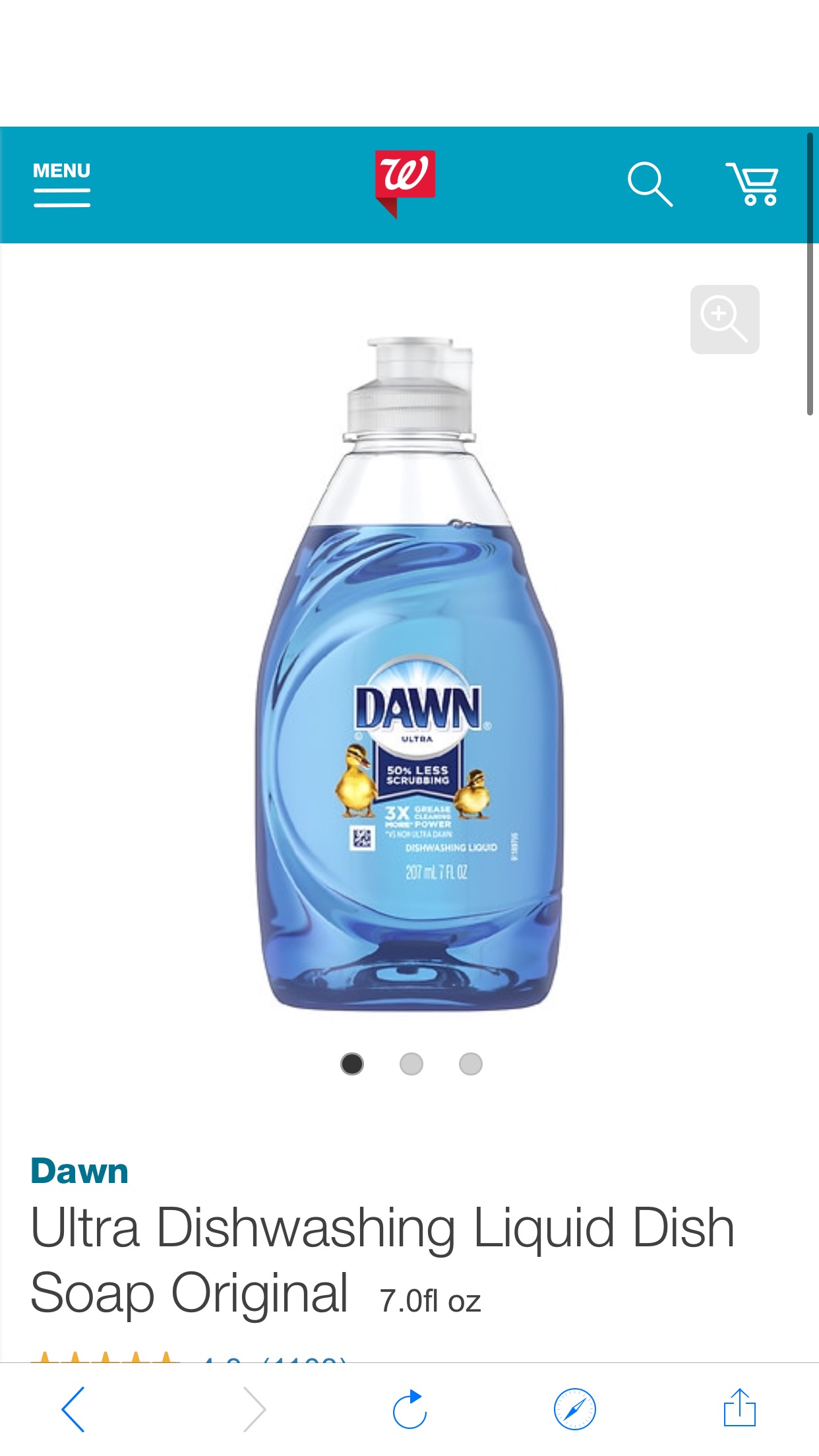 Dawn Ultra Dishwashing 洗碗精 Original | Walgreens