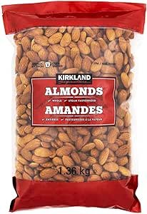 Kirkland Signature Supreme Whole Almonds, 3 Pound