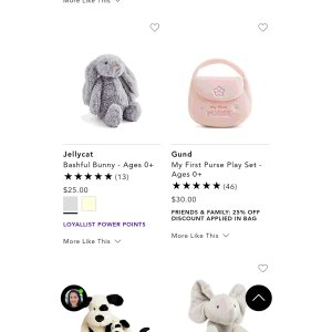 Plush Toys - Bloomingdale s 毛绒玩具7.5折 或 每满100送25礼卡