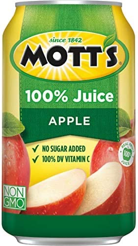 Amazon.com : Mott's Apple Juice Single Serve, 11.5Ounce(Pack of 24) : Fruit Juices : Everything Else苹果汁