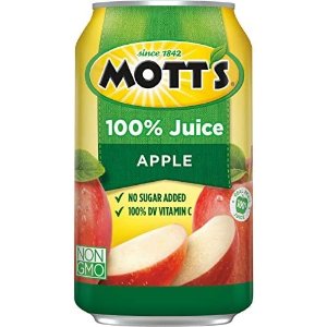 $22.79 Amazon.com : Mott s Apple Juice Single Serve, 11.5Ounce(Pack of 24) : Fruit Juices : Everything Else苹果汁