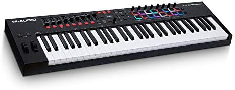 Amazon.com: M-Audio Oxygen Pro 61 – 61 Key USB MIDI Keyboard Controller With Beat Pads, MIDI Assignable Knobs, Buttons &amp; Faders and Software Suite Included : Everything Else