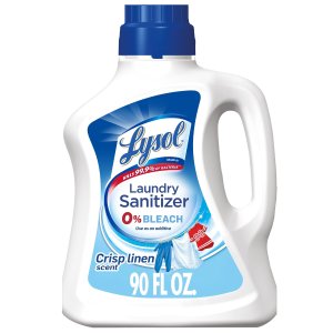 Lysol Laundry Sanitizer, Crisp Linen, 90 oz,