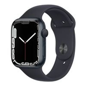 Apple Watch Series 7 GPS, 45mm Midnight Aluminum Case with Midnight Sport Band