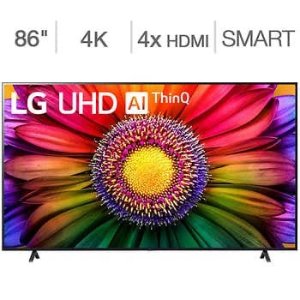 LG 86" UR8000 4K HDR Smart TV 2023 Model