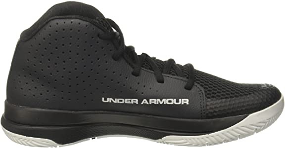 Amazon.com | Under Armour Grade School Jet 2019 Basketball Shoe, Royal (404)/Black, 7 US Unisex Little Kid | Basketball跑鞋
