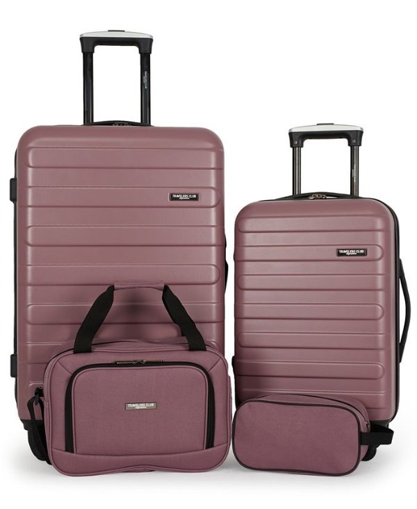 TRAVELERS CLUB Austin 4 Piece Hardside Luggage Set