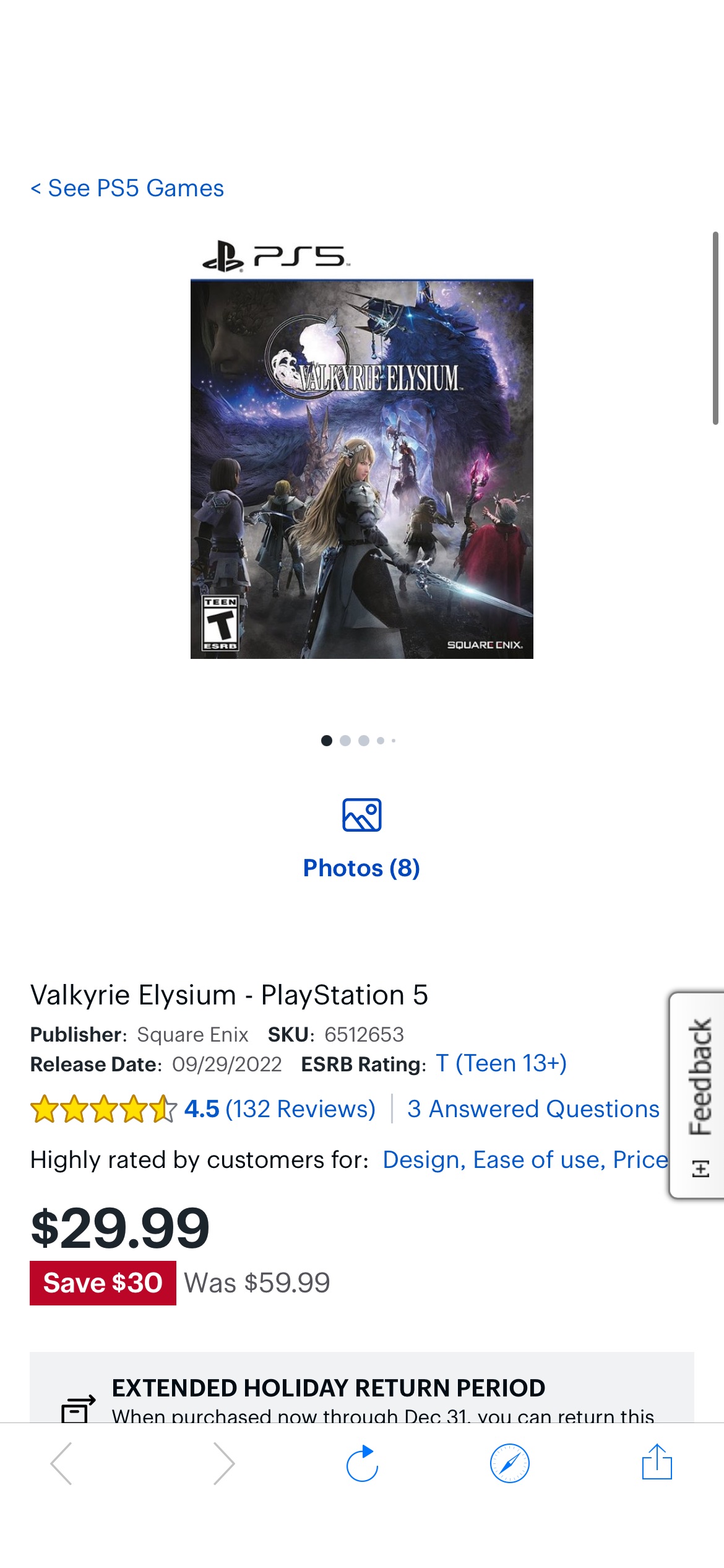 Valkyrie Elysium PS4/PS5 - Best Buy