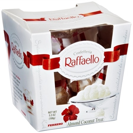 费列罗拉斐尔白球30颗Ferrero Raffaello Almond Coconut Treats