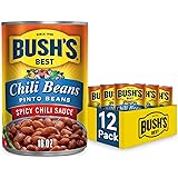 Amazon.com : BUSH&#39;S BEST 16 oz Canned Mild Red Chili Beans, Source of Plant Based Protein and Fiber, Low Fat, Gluten Free, (Pack of 12) : Grocery &amp; Gourmet Food