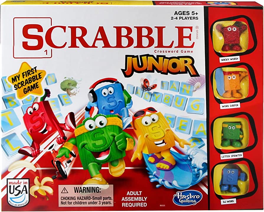 Amazon.com: Hasbro Gaming Scrabble Junior Game : Toys & Games