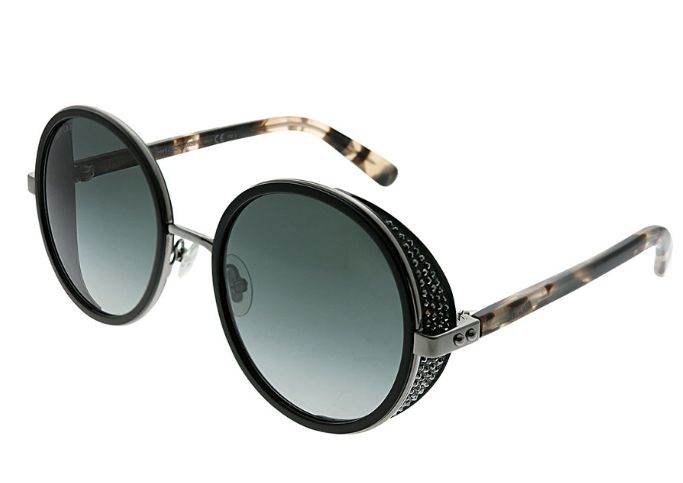 大牌墨镜Jimmy Choo Women's Oval 54mm Sunglasses / Gilt