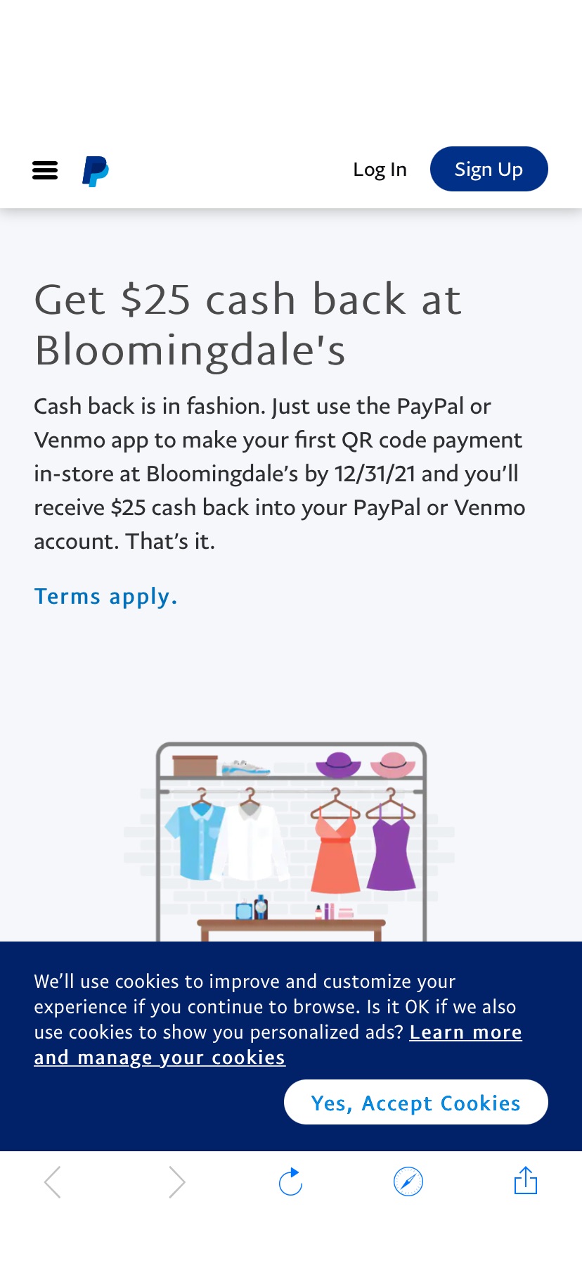 Use PayPal or Venmo，花$1，得$25