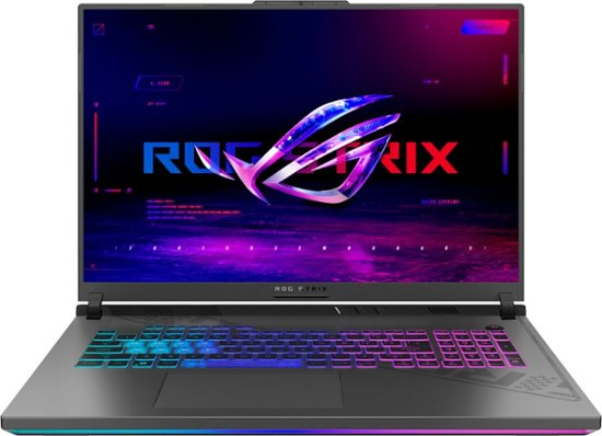 ASUS ROG Strix 18" 240Hz Gaming Laptop QHD Intel 13th Gen Core i9 with 16GB Memory NVIDIA GeForce RTX 4080 1TB SSD Eclipse Gray G814JZ-G18.I94080 - Best Buy