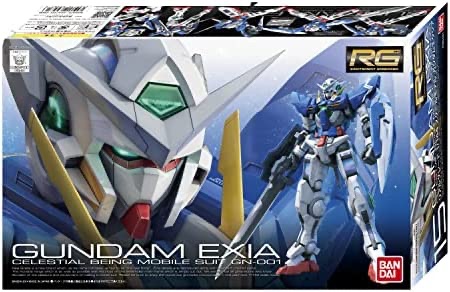 Amazon.com: Bandai Hobby - Gundam 00 - 15 Gundam Exia Gundam 00, Bandai Spirits RG 1/144 Model Kit , White : Arts, Crafts & Sewing能天使rg