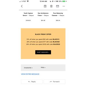 $80 Bath & Unwind 黑五折扣