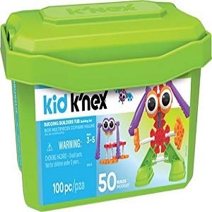 Amazon.com: Kid K’NEX – Budding Builders Building Set – 100 Pieces – Ages 3 and Up – Preschool Educational Toy: Gateway 大眼仔拼插玩具
