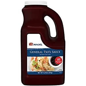 Minor's General Tso Sauce, Stir Fry Sauce, Ginger Garlic Sesame Flavor, 5.2 lb Bottle (Packaging May Vary)