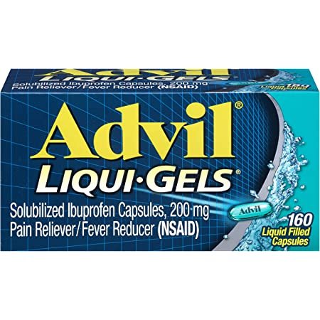 Advil 止痛退烧胶囊 布洛芬200mg 160粒